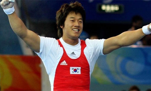 Sa Jae-Hyouk vô địch Olympic 2008 ở hạng cân 77kg. Ảnh: Reuters.