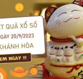 Dự đoán XSKH 20/9/2023 soi cầu lô VIP Khánh Hòa